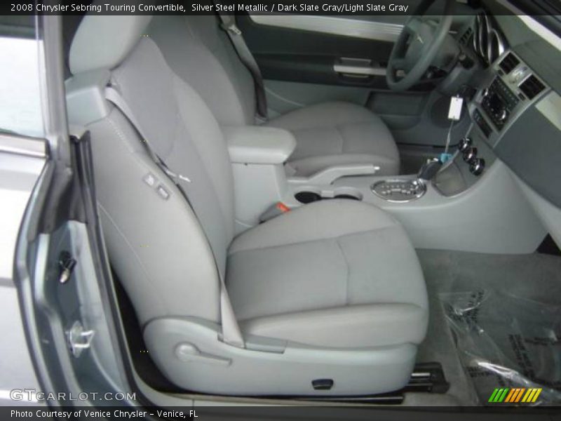 Silver Steel Metallic / Dark Slate Gray/Light Slate Gray 2008 Chrysler Sebring Touring Convertible