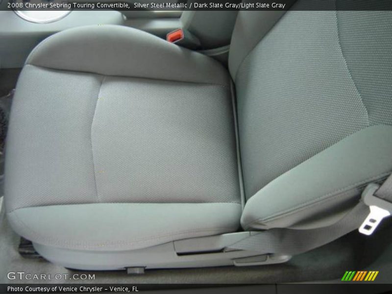 Silver Steel Metallic / Dark Slate Gray/Light Slate Gray 2008 Chrysler Sebring Touring Convertible