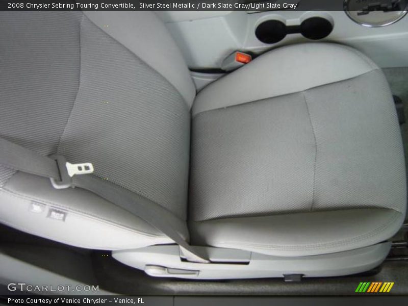 Silver Steel Metallic / Dark Slate Gray/Light Slate Gray 2008 Chrysler Sebring Touring Convertible