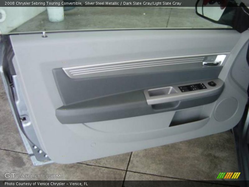 Silver Steel Metallic / Dark Slate Gray/Light Slate Gray 2008 Chrysler Sebring Touring Convertible