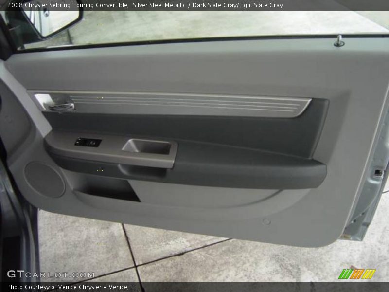 Silver Steel Metallic / Dark Slate Gray/Light Slate Gray 2008 Chrysler Sebring Touring Convertible