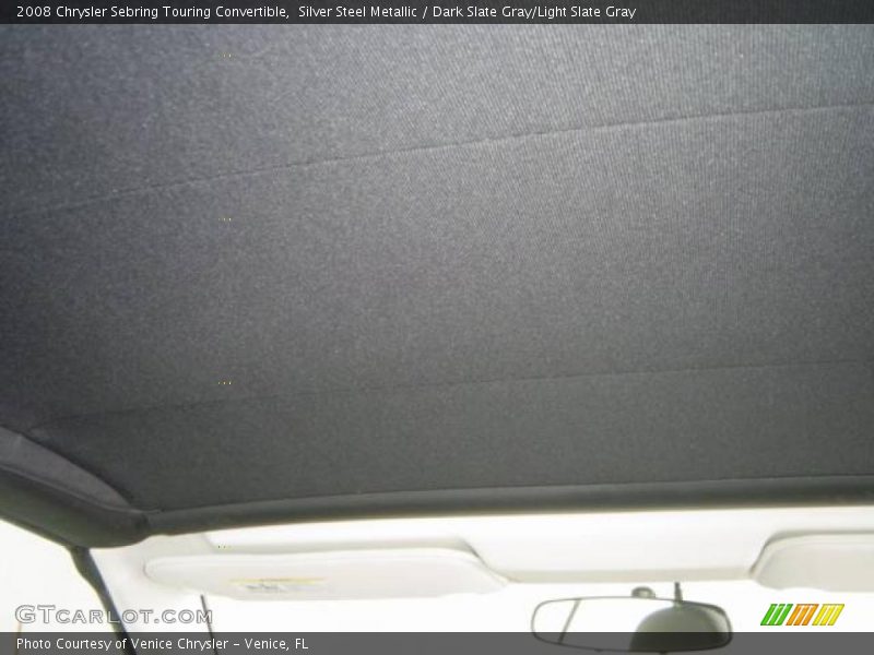 Silver Steel Metallic / Dark Slate Gray/Light Slate Gray 2008 Chrysler Sebring Touring Convertible