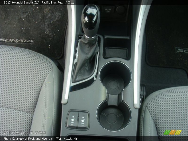 Pacific Blue Pearl / Gray 2013 Hyundai Sonata GLS