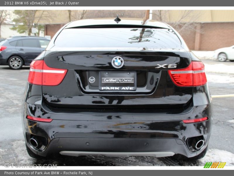 Jet Black / Oyster 2012 BMW X6 xDrive35i