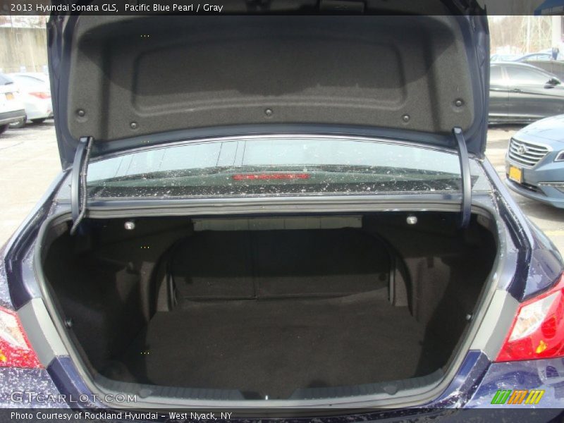 Pacific Blue Pearl / Gray 2013 Hyundai Sonata GLS