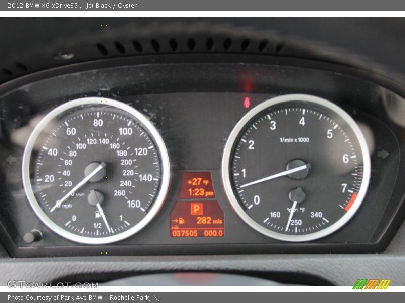 Jet Black / Oyster 2012 BMW X6 xDrive35i