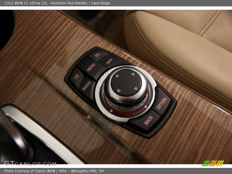Vermilion Red Metallic / Sand Beige 2012 BMW X3 xDrive 28i