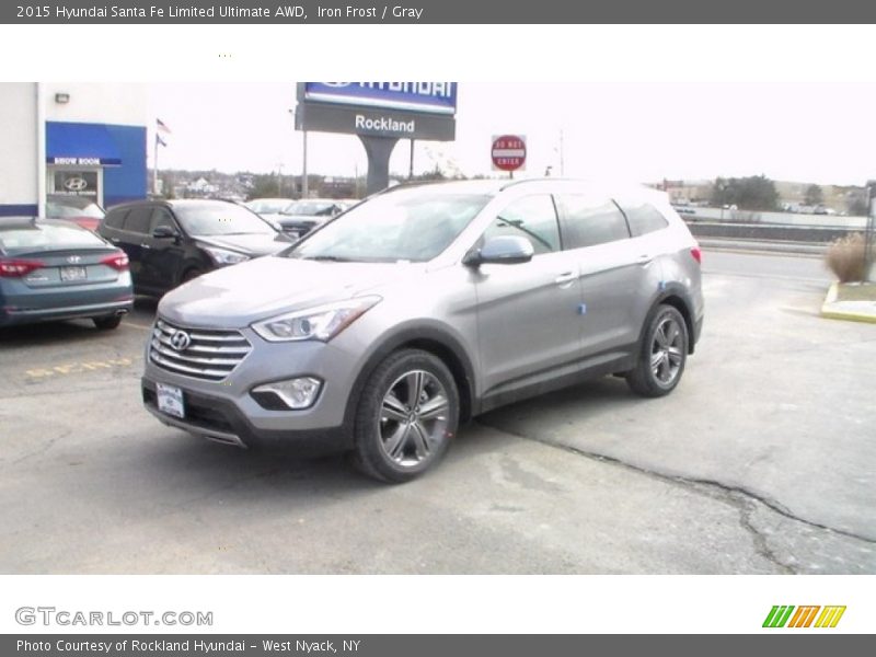 Iron Frost / Gray 2015 Hyundai Santa Fe Limited Ultimate AWD