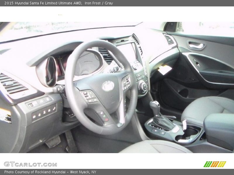 Iron Frost / Gray 2015 Hyundai Santa Fe Limited Ultimate AWD