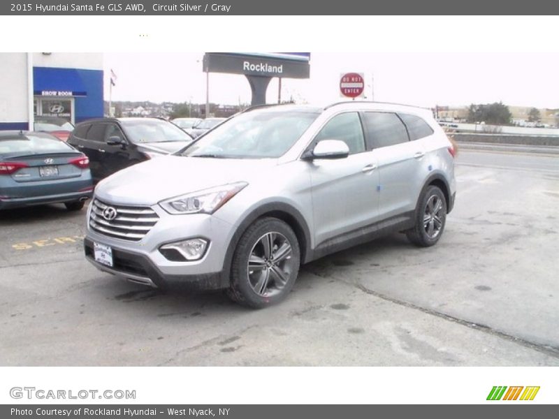 Circuit Silver / Gray 2015 Hyundai Santa Fe GLS AWD