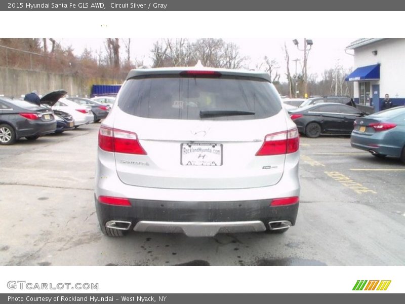 Circuit Silver / Gray 2015 Hyundai Santa Fe GLS AWD