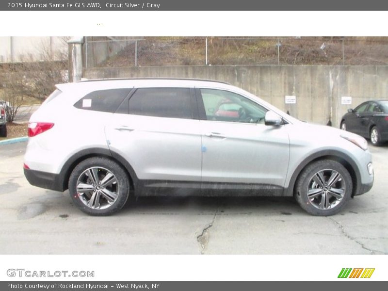 Circuit Silver / Gray 2015 Hyundai Santa Fe GLS AWD