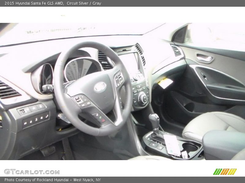 Circuit Silver / Gray 2015 Hyundai Santa Fe GLS AWD