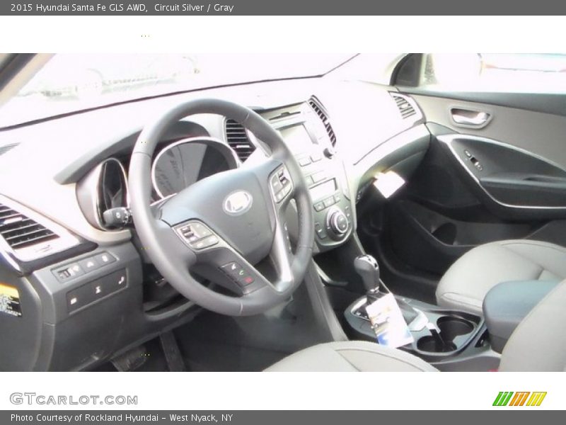 Circuit Silver / Gray 2015 Hyundai Santa Fe GLS AWD