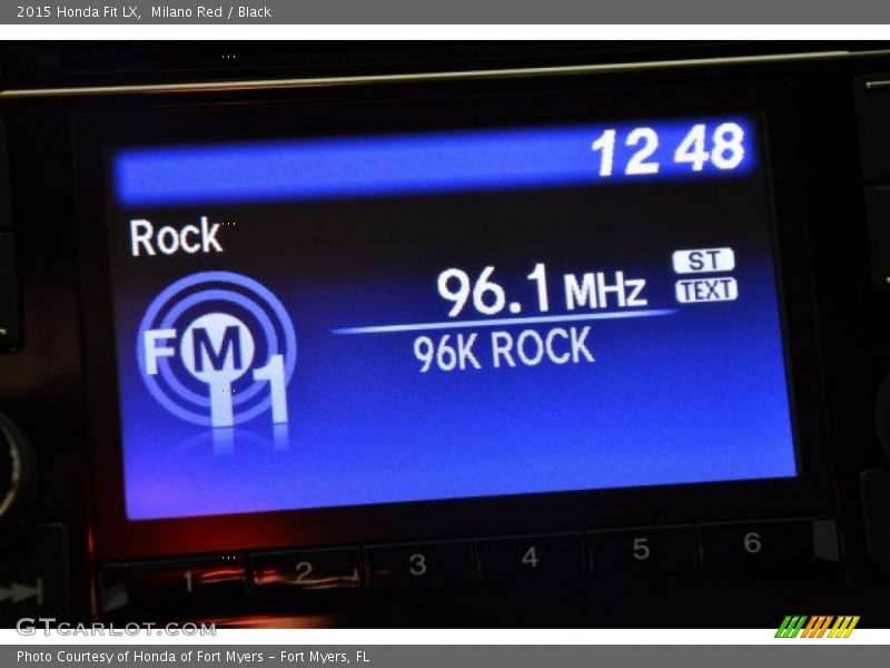 Milano Red / Black 2015 Honda Fit LX