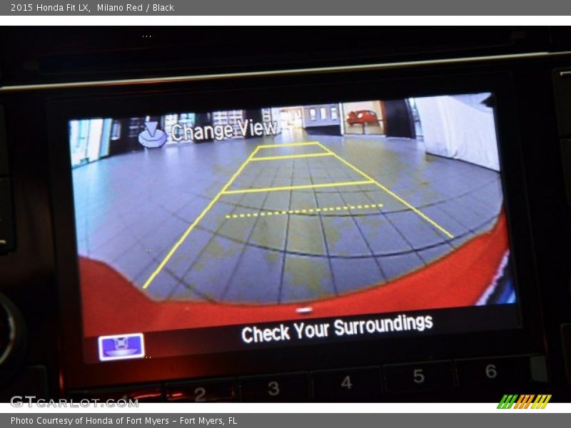 Milano Red / Black 2015 Honda Fit LX