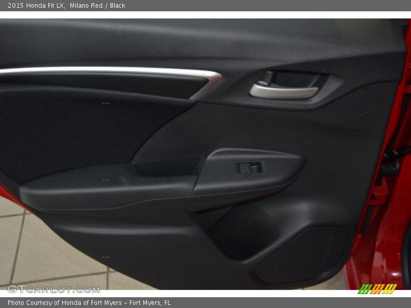 Milano Red / Black 2015 Honda Fit LX