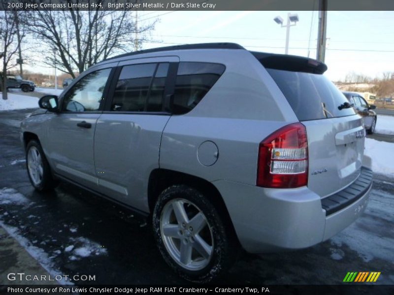 Bright Silver Metallic / Dark Slate Gray 2008 Jeep Compass Limited 4x4