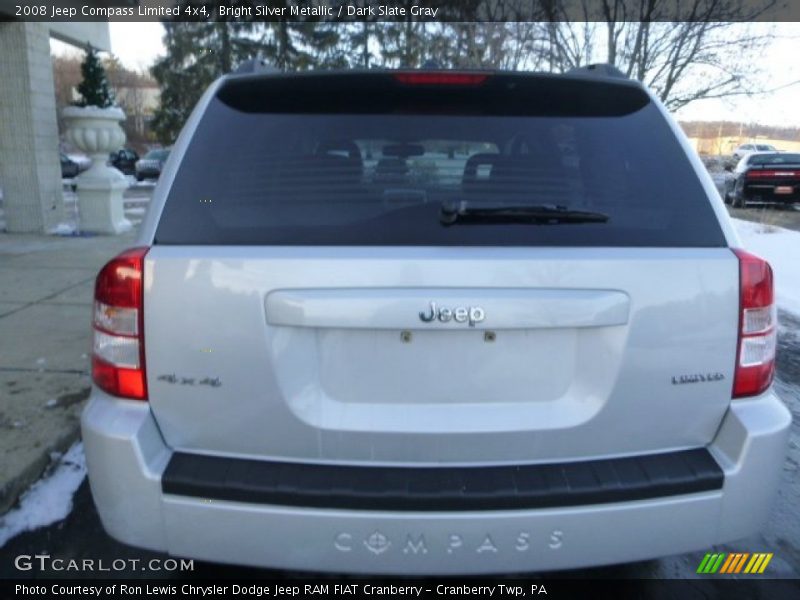 Bright Silver Metallic / Dark Slate Gray 2008 Jeep Compass Limited 4x4