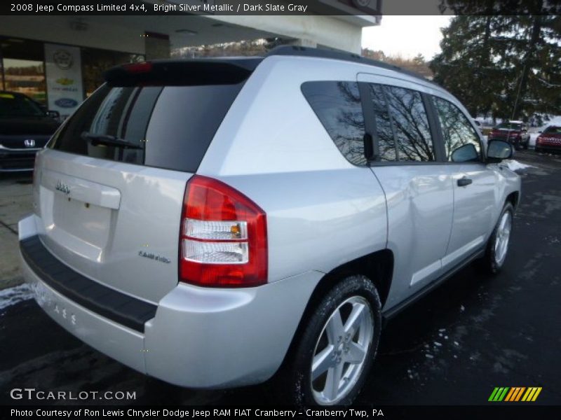 Bright Silver Metallic / Dark Slate Gray 2008 Jeep Compass Limited 4x4
