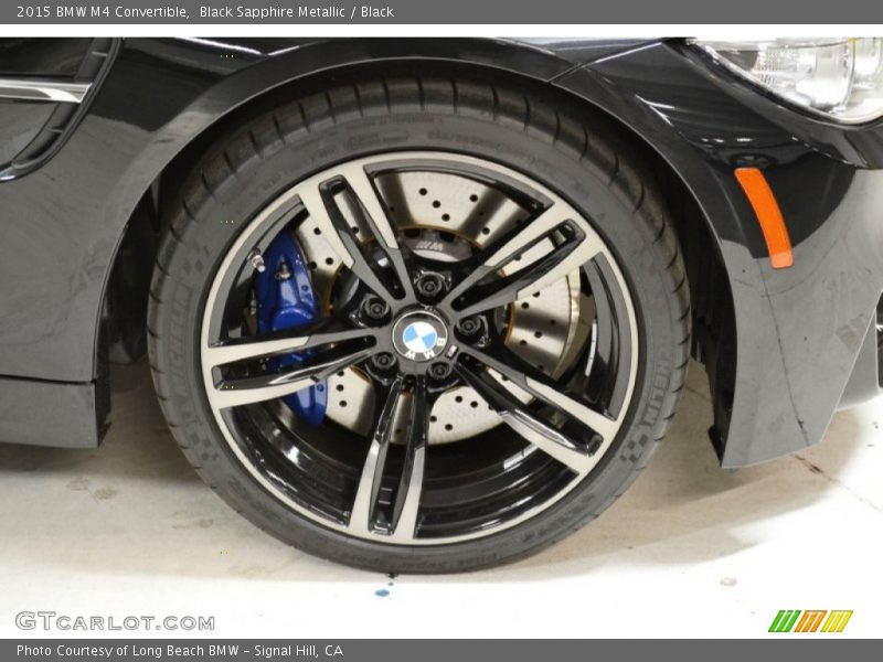Black Sapphire Metallic / Black 2015 BMW M4 Convertible