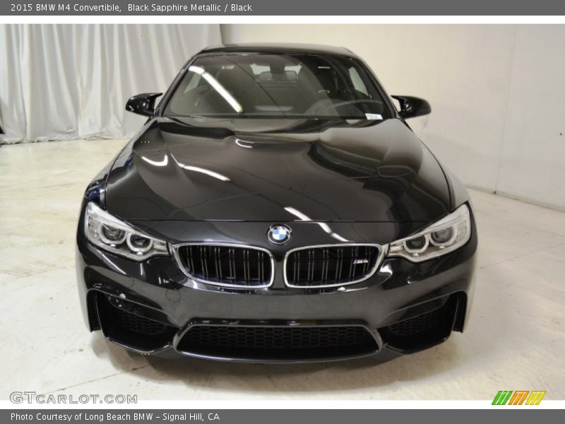 Black Sapphire Metallic / Black 2015 BMW M4 Convertible