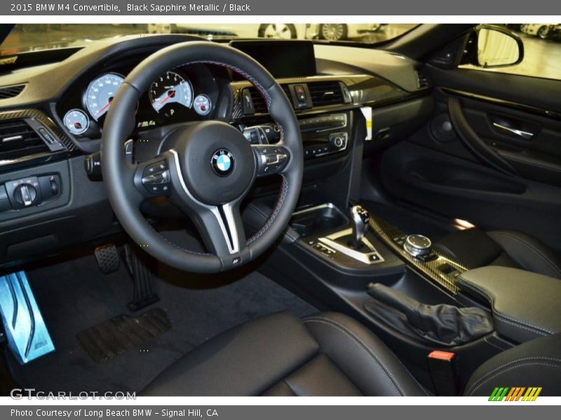 Black Sapphire Metallic / Black 2015 BMW M4 Convertible