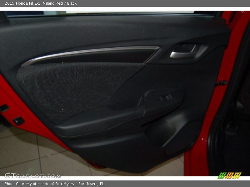 Milano Red / Black 2015 Honda Fit EX