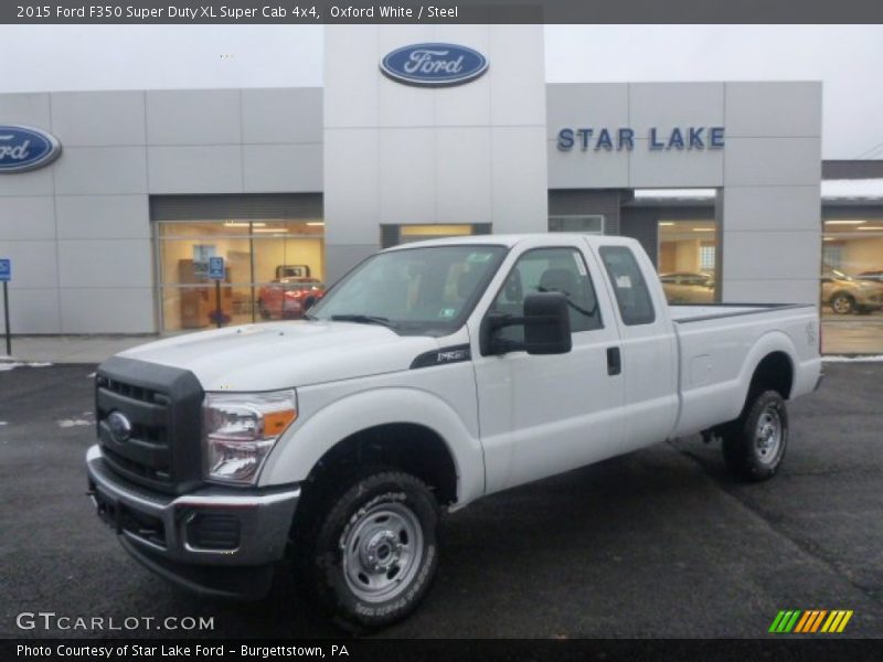 Oxford White / Steel 2015 Ford F350 Super Duty XL Super Cab 4x4