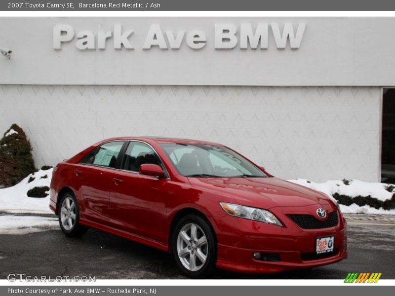 Barcelona Red Metallic / Ash 2007 Toyota Camry SE