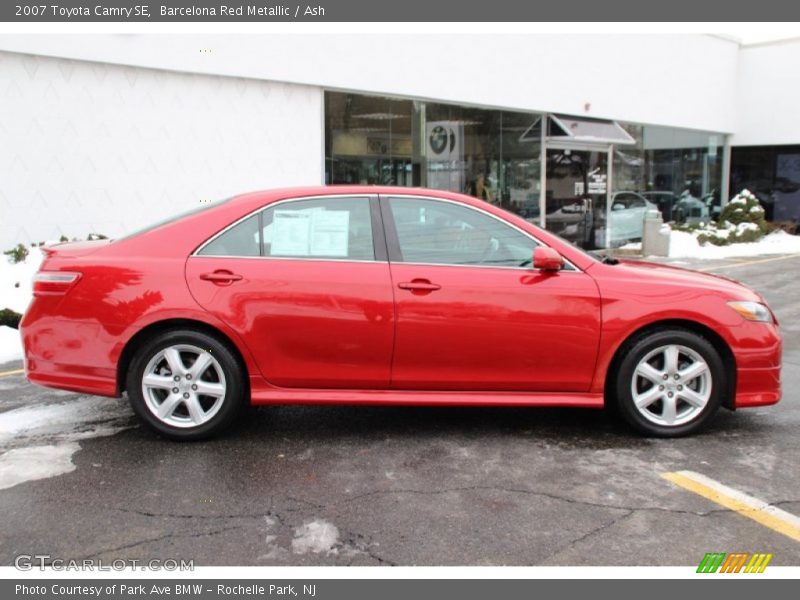 Barcelona Red Metallic / Ash 2007 Toyota Camry SE