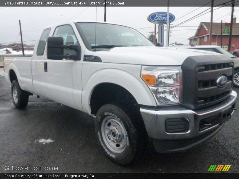 Oxford White / Steel 2015 Ford F350 Super Duty XL Super Cab 4x4