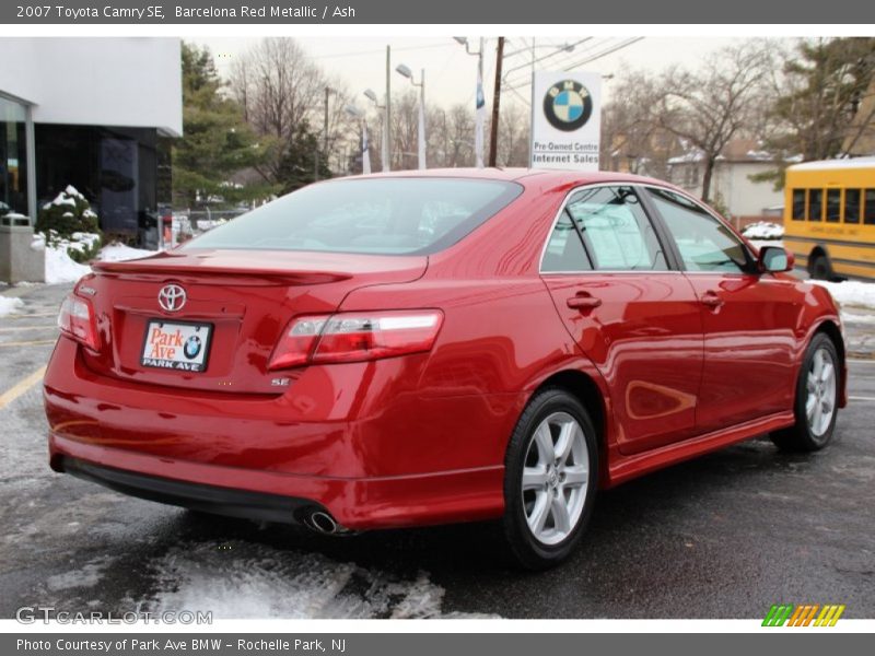Barcelona Red Metallic / Ash 2007 Toyota Camry SE