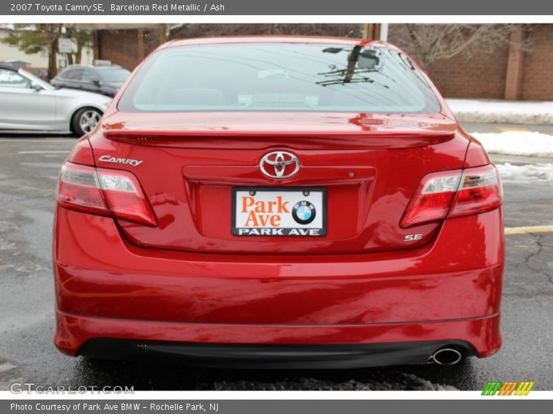 Barcelona Red Metallic / Ash 2007 Toyota Camry SE