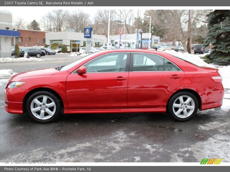Barcelona Red Metallic / Ash 2007 Toyota Camry SE