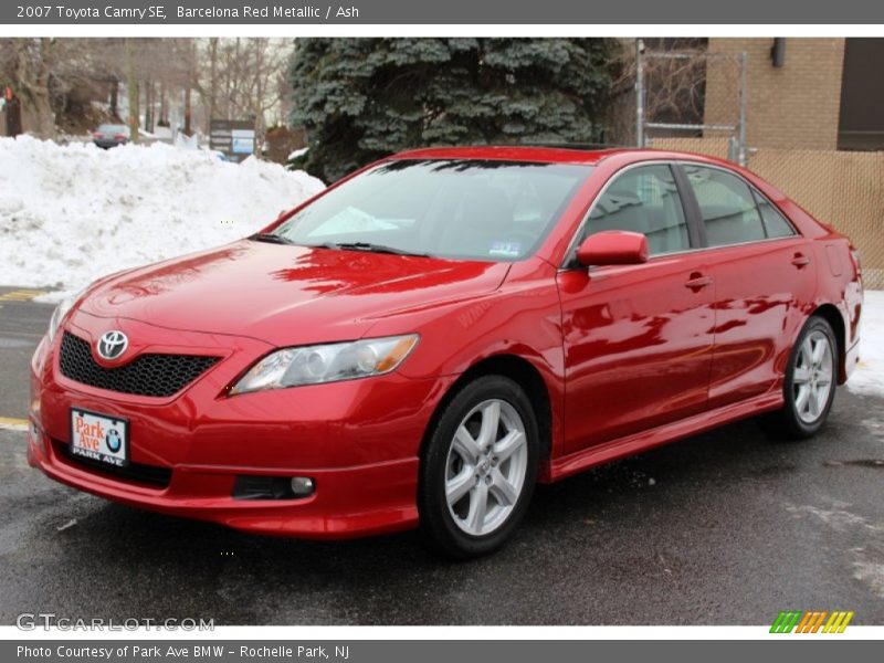 Barcelona Red Metallic / Ash 2007 Toyota Camry SE