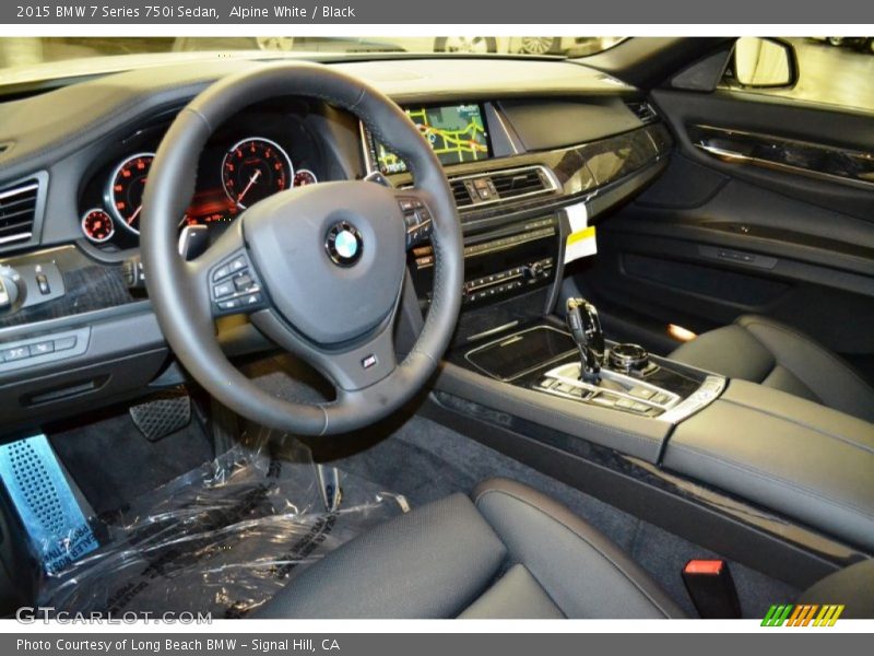 Black Interior - 2015 7 Series 750i Sedan 