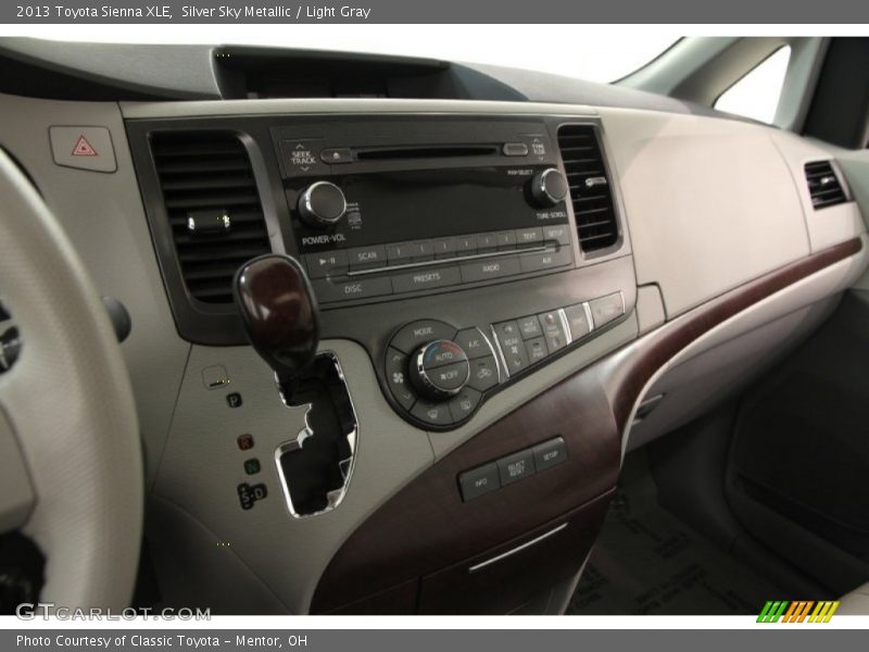 Silver Sky Metallic / Light Gray 2013 Toyota Sienna XLE