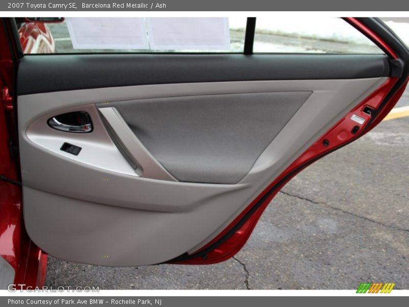 Barcelona Red Metallic / Ash 2007 Toyota Camry SE