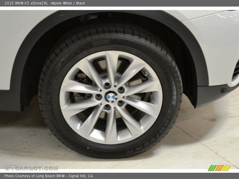 Alpine White / Black 2015 BMW X3 xDrive28i