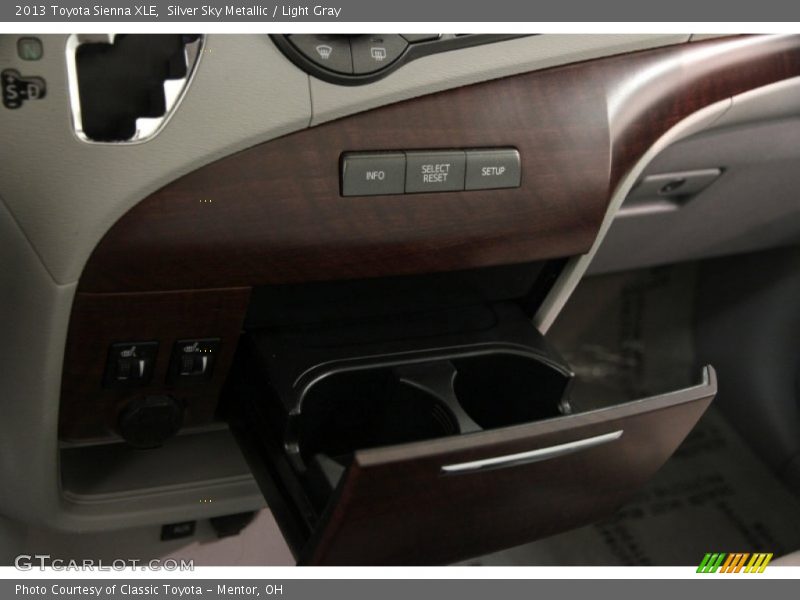 Silver Sky Metallic / Light Gray 2013 Toyota Sienna XLE