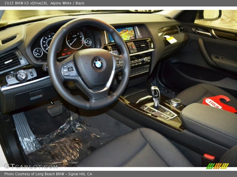 Alpine White / Black 2015 BMW X3 xDrive28i