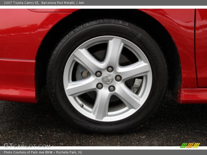 Barcelona Red Metallic / Ash 2007 Toyota Camry SE