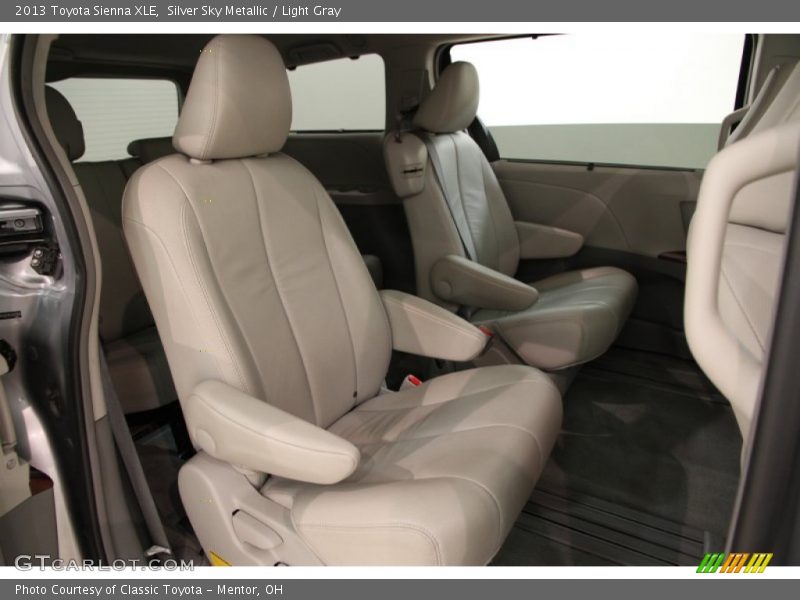 Silver Sky Metallic / Light Gray 2013 Toyota Sienna XLE