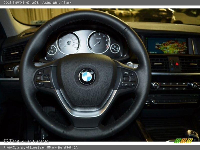 Alpine White / Black 2015 BMW X3 xDrive28i