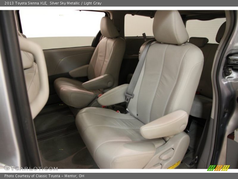 Silver Sky Metallic / Light Gray 2013 Toyota Sienna XLE