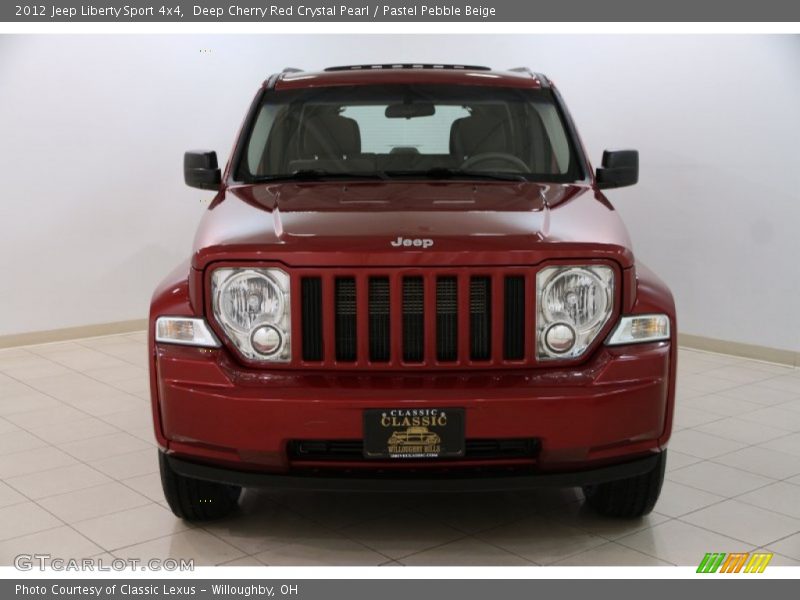 Deep Cherry Red Crystal Pearl / Pastel Pebble Beige 2012 Jeep Liberty Sport 4x4