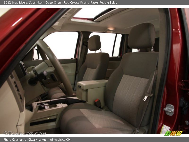 Deep Cherry Red Crystal Pearl / Pastel Pebble Beige 2012 Jeep Liberty Sport 4x4