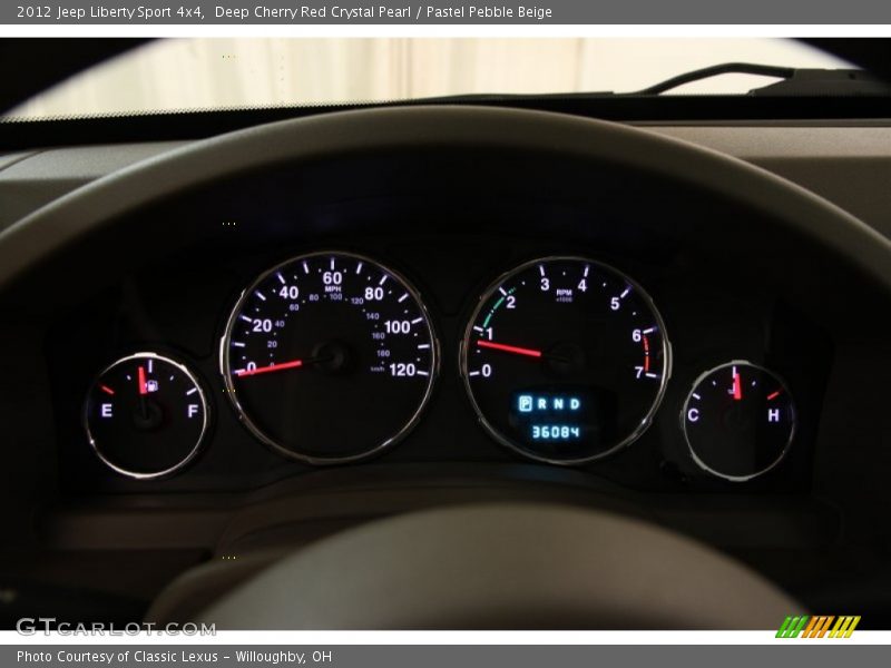 Deep Cherry Red Crystal Pearl / Pastel Pebble Beige 2012 Jeep Liberty Sport 4x4