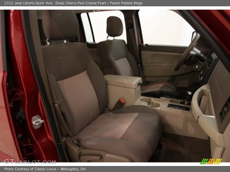 Deep Cherry Red Crystal Pearl / Pastel Pebble Beige 2012 Jeep Liberty Sport 4x4